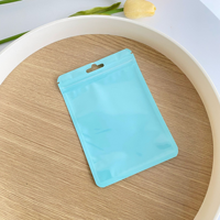 Sacs refermables personnalisés colorés pour bijoux, bagues, décorations, petites pochettes en plastique auto-scellantes avec impression en stock