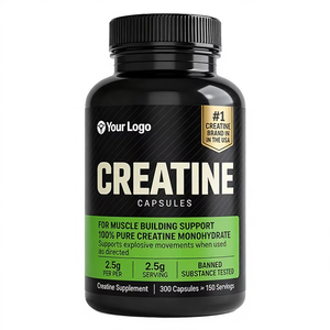 Capsules de créatine à étiquette privée OEM, compléments pré-entraînement pour la force musculaire, capsules de créatine monohydrate - Product Image 3