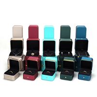 Magnifique coffret à bijoux de marque, emballage pour bijoux, bracelet, bracelet de couple, bague diamant rouge, boîte à longue chaîne pour bracelet