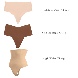 Mutande da <span class=keywords><strong>donna</strong></span> nere Nude <span class=keywords><strong>di</strong></span> <span class=keywords><strong>colore</strong></span> bianco comode in materiale vita media con infradito mutandine - Product Image 4