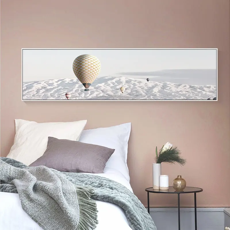 Custom Painting Frame for Living Room Bedroom Oil Painting Canvas Still Life Wall Art Balloon Landscape Paintings