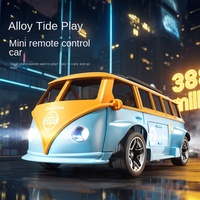 Modèle réduit 2.4Ghz Rc Mini voiture télécommandée Rc Mini Van Bus T1 électrique Vintage Desktop Drift Robot Car Truck
