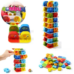 Jeu d'éléphant 45 pièces, jouets d'apprentissage d'équilibre, blocs d'empilage pour <span class=keywords><strong>bébé</strong></span> - Product Image 1