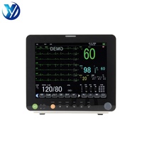 Monitor Veterinario Digital con Pantalla Táctil LCD de 12.1 Pulgadas, Monitor Multiparamétrico para Mascotas en Clínicas Veterinarias