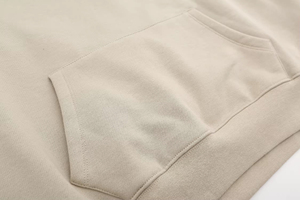 Sudadera con capucha nueva de invierno 1977 Essential Winter <span class=keywords><strong>Fear</strong></span>, forrada, color trigo, cálida y holgada. - Product Image 6