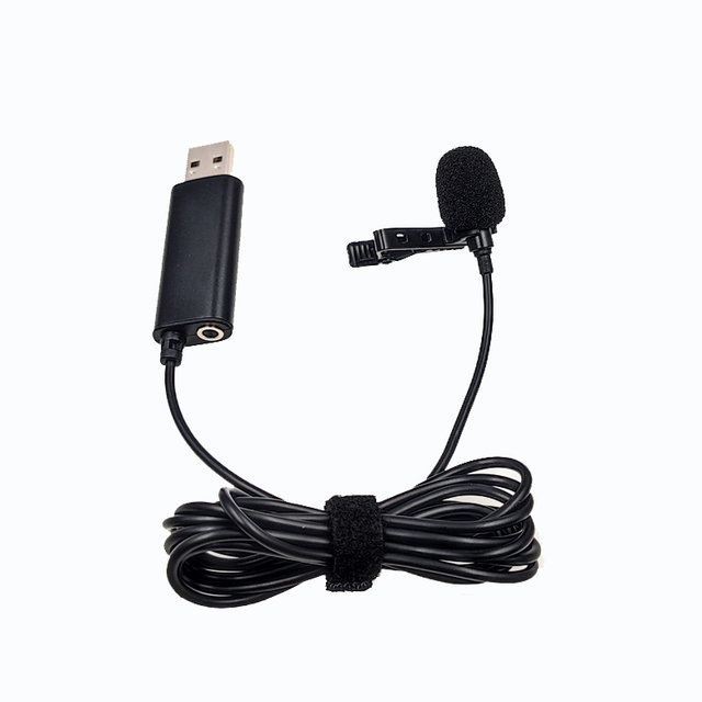 Wholesale Custom USB Wired Condenser Microphone with Sound Card for Computer Headset