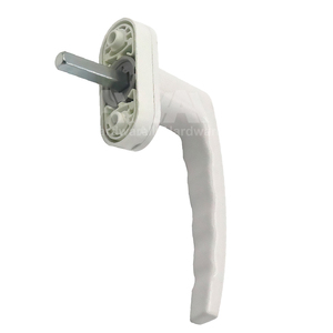 Cửa và cửa sổ xử lý tùy chỉnh màu sắc hợp kim nhôm đa điểm cửa sổ Xử lý mở cửa sổ <span class=keywords><strong>uPVC</strong></span> xử lý với khóa - Product Image 2