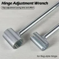 Clé à molette métrique en acier à double tête pour la réparation de charnières de porte, outil manuel à économie d'effort de 1000 lb-pi pour usage domestique et boulons