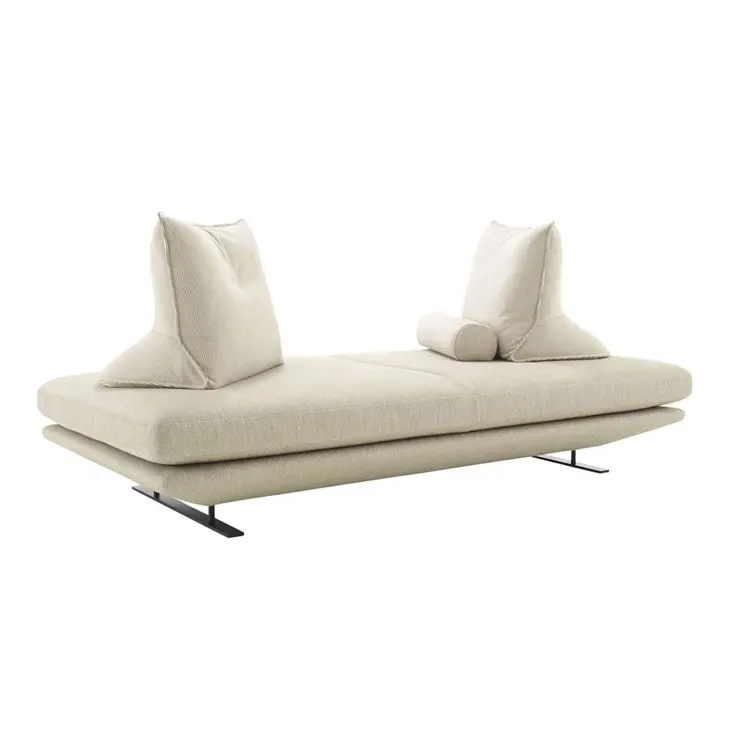 Italian Elegant indoor lounge chaise furniture living room hotel furniture sofa living with pillows