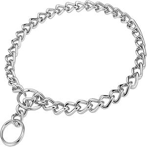 Kalung Choke Chain untuk Anjing Kecil, Kalung Choke Logam untuk Anjing, Kalung Choker Anjing Heavy Duty untuk Latihan - Product Image 1
