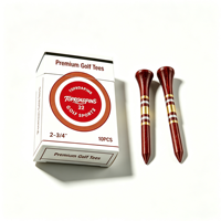 Tee de golf magnétique vert personnalisé en plastique et bois, marqueur de tee de golf en forme de château, machine à personnaliser les logos, chapeau
