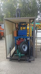 가정용 휴대용 소형 바퀴 디젤 드릴 장비 물 우물 최대 200m 깊이 필수 구성 요소 펌프 엔진 모터 기어 박스 - Product Image 3