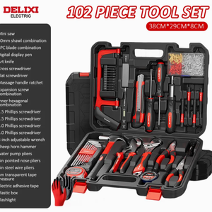 Promoção de Venda Quente Conjunto de Caixa de Ferramentas de <span class=keywords><strong>Hardware</strong></span> Durável Multipeças para Família Conjunto de 13 Peças Parafuso de Expansão Caneta de Teste Chave Inglesa Martelo - Product Image 4