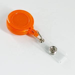 Porte-badge rétractable en plastique de forme ronde translucide multicolore <span class=keywords><strong>YoYo</strong></span> ID Clip multicolore - Product Image 4