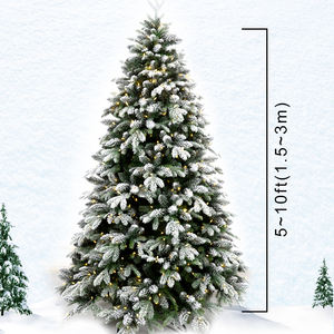Albero di Natale Artificiale di Alta Qualità, Lussuoso, con Cerniere, 150cm 180cm 210cm, in Materiale PE PVC Floccato, Tipo Abete, per Casa/Feste - Product Image 2