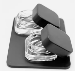 Hộp lưu trữ 9ml Chai thủy tinh với khóa an toàn mỹ phẩm container biểu tượng tùy chỉnh trang điểm con kháng Jar hút phụ kiện - Product Image 1