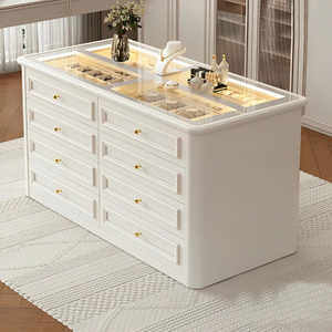 Vetrina Espositiva per Gioielli con Luci LED e Cassetti, Ecologica, di Lusso, di Alta Qualità, Direttamente dal Produttore - Product Image 1