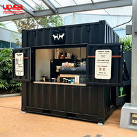 Rumah Kontainer Lepas Pasang Serbaguna, Kios Makanan Modular, Bar Jajanan Mobile Prefab, Toko Ritel Multiguna, Tahan Angin, Tahan Air