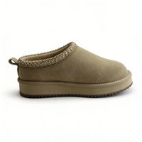 Vente directe d'usine OEM/ODM Bottes de neige pour femmes Bottes d'hiver imperméables Tissu en duvet Double face en peau de mouton avec chaleur hivernale
