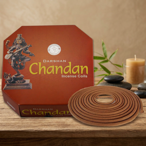 Darshan Meditation Sandalwood Coil Incense with Long-Lasting Fragrance for <b>Home</b> Use - Product Image 5