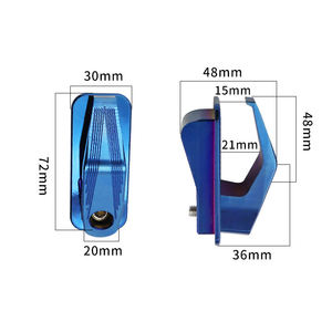 Gancho para <span class=keywords><strong>Casco</strong></span> de Motocicleta y Bicicleta, Accesorios de Metal para Transporte, Mecanizado CNC - Product Image 3