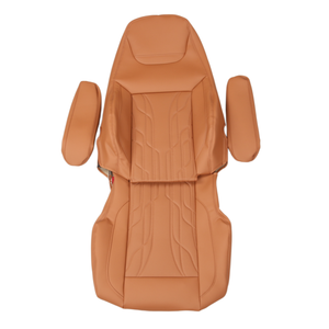 Coprisedili su Misura per Freightliner Cascadia 2005-2024, Set Completo <span class=keywords><strong>2</strong></span> <span class=keywords><strong>Posti</strong></span>, in Pelle Resistente, Impermeabili, per Conducente e Passeggero - Product Image 6