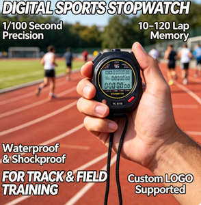 <span class=keywords><strong>Chronomètre</strong></span> sportif numérique série YS-810, précision 1/100 de seconde, mémoire 10-120 tours, étanche, minuteur électronique pour l'entraînement de course à pied - Product Image 1