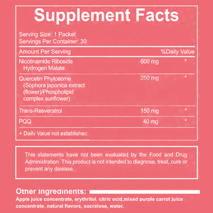 Hot-Selling Dietary Supplement 1000mg NAD+ <b>Liquid</b> Nicotinamide Riboside PQQ Resveratrol for Energy, Antioxidant & Immune Support - Product Image 6