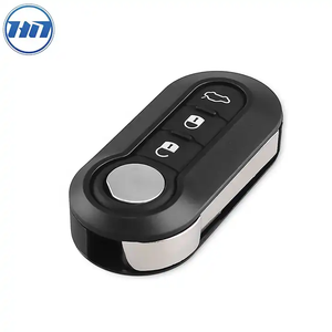 High Quality <strong>3</strong> <strong>Buttons</strong> Flip Folding <strong>Remote</strong> Car <strong>Key</strong> <strong>Shell</strong> Case Cover Alarm Keyless Fob for Fiat 500 Panda Punto Bravo - Product Image 2