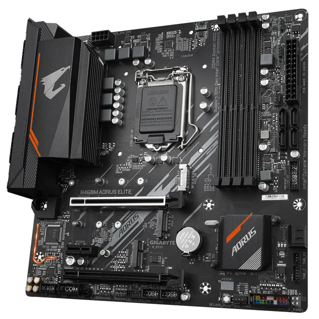 For GIGABYTE B460M AORUS ELITE Micro-ATX Motherboard 2XM.2 LGA1200 128GB 4XDDR4 SATA DP for 10th Gen Intel Core I7/I5/I3 Desktop