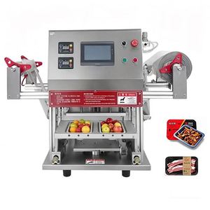 Machine d'emballage sous vide de type plateau pour poisson frais, viande, bœuf, porc et légumes, petite taille, très vendue - Product Image 1