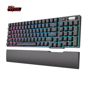 Bàn Phím Pc Không Dây Royal Kludge Rk96 Bàn Phím Cơ Trao Đổi Nhiệt Bàn Phím Chơi Game Trong Mờ Ngôn Ngữ Thái Lan Kèm Giá Đỡ Cổ Tay - Product Image 1