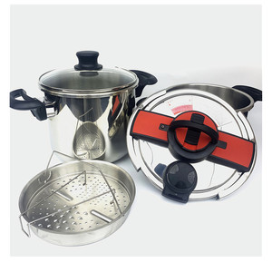 4 + 6l Roestvrijstalen Snelkookpan 304 Industriële Ollas De Acero Onoxiderbare Snelkookpan - Product Image 2