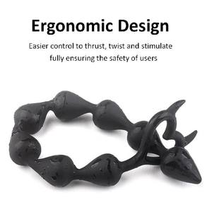 تصميم شعبي للرجال 3 بوصة عينة مجانية المقابس الجنس الشرجي لعب سيليكون رجل المكونات بعقب - Product Image 3