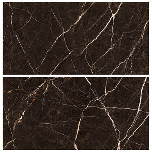 Piastrella <span class=keywords><strong>in</strong></span> Porcellana Lucida Marrone 60x120cm (24x48 pollici) Design Moderno, Lastra Quadrata Lucida per Pavimenti Interni - Product Image 6