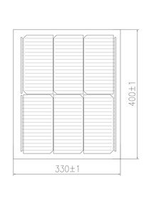 กระเบื้องหลังคาโซลาร์เซลล์ BIPV ประสิทธิภาพสูง โมโนคริสตัลไลน์ซิลิคอน กระจกสองชั้น จากโรงงานโดยตรง สำหรับระบบโซลาร์เซลล์ F-3H30BDG-20W แบบสองหน้า - Product Image 4