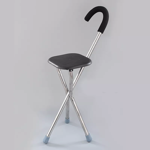 Barato telescópico plegable bastón silla para los ancianos bastón con asientos - Product Image 5