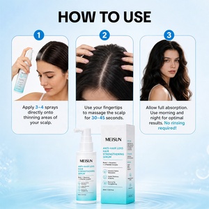 Private Label Peptide <strong>Hair</strong> Serum Biotin Rosemary Intensive <strong>Follicle</strong> <strong>Stimulation</strong> for Thinning <strong>Hair</strong> Strengthening Mist 60ml OEM - Product Image 6
