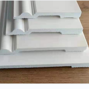 Jupe en PVC <span class=keywords><strong>de</strong></span> Style classique chinois, en polymère, moulage blanc, longueur <span class=keywords><strong>de</strong></span> 2800mm, 1 pièce - Product Image 1