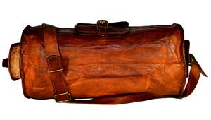 Fabricante hecho a mano de cuero genuino Duffle bolsa de viaje de moda durante la noche FIN DE SEMANA cabina equipaje gimnasio deportes bolsa de cuero - Product Image 2