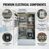 Armoire de distribution basse tension (0,4KV/0,22KV) ZHUOLI sur mesure, taille XL-21, courant 630A, boîtier IP3X, verrouillage hybride, étanche à la mer