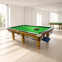 Table de billard Naipni à plateau en marbre et base en bois, prix usine, faible MOQ