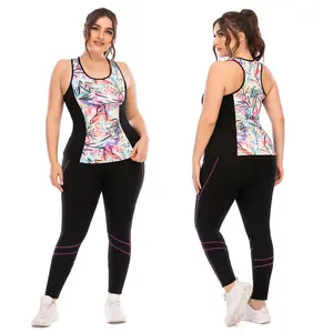 Roupas esportivas femininas plus size para ioga, academia, fitness, moda feminina, roupas esportivas grandes e de alta qualidade, roupas esportivas para corrida