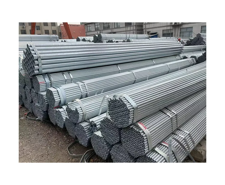 Factory Sale Q235B Carbon Steel Round Tube Steel Pipe Galvanized Iron Pipe Price