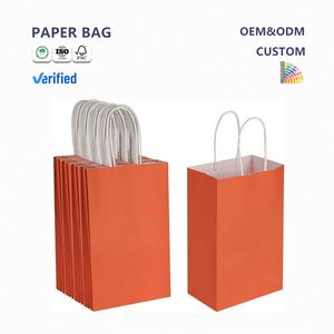Bolsa de Compras Personalizada de Alta Calidad, Ecológica, de Papel Kraft, para Promoción Comercial, con Logotipo Personalizado - Product Image 1