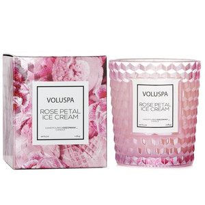 VOLUSPA - Vela Clásica con Aroma a Helado de Pétalos de Rosa - Product Image 3