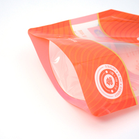 Sachets Doypack en plastique laminé de 400g, forme personnalisée, thermosoudés, étanches à l'humidité, avec fenêtre, pour emballage alimentaire (sucre, bonbons)