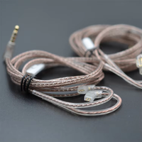 Câble de remplacement pour écouteurs filaires KZ 46, câble en cuivre sans oxygène, musique, jeux, sport, bureau, câble 3,5 mm, EDX Pro, ZSN Pro, CCA, QKZ, TRN