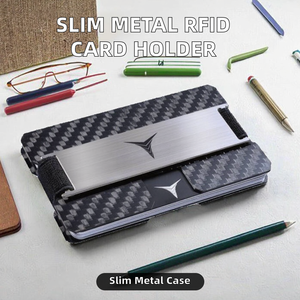 Portacarte di Credito Sottile con Blocco RFID, Portafoglio e Protezione per Carte di Credito da Uomo - Product Image 2