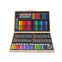 Boîte en bois naturel écologique personnalisée avec insertion stylo marqueur stylo crayon emballage boîte en bois